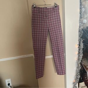 J. Crew womens “cameron” plaid chinos 00